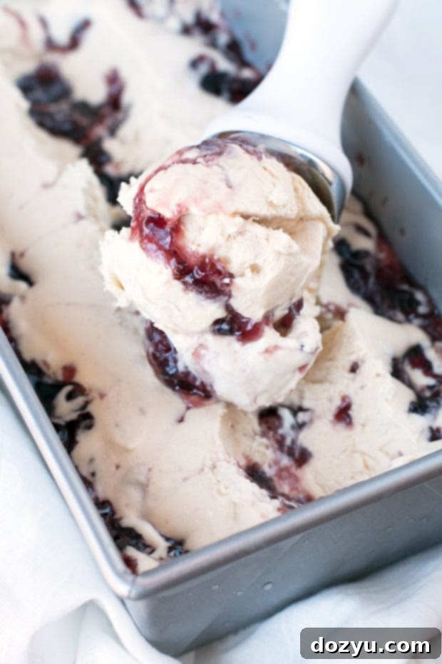 Ingredients for No-Churn PB&J Ice Cream laid out