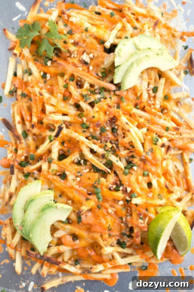 Bangkok Street Fries 2 Irresistible Thai Street Cart Fries with melted cheese and fresh herbs