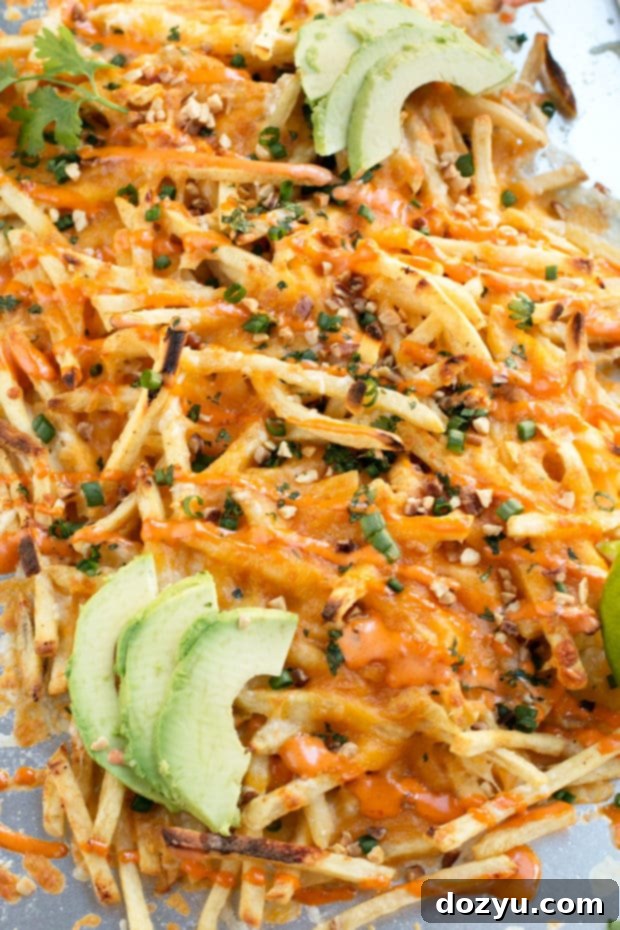 Bangkok Street Fries 5 Plate of fully loaded Thai Street Cart Fries ready to be enjoyed