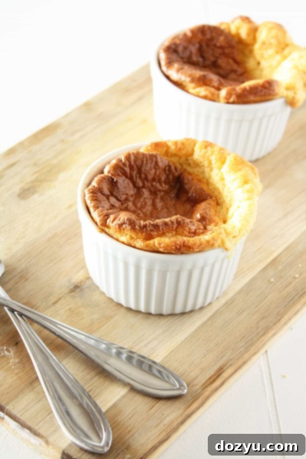 Parmesan & Gruyere Soufflé