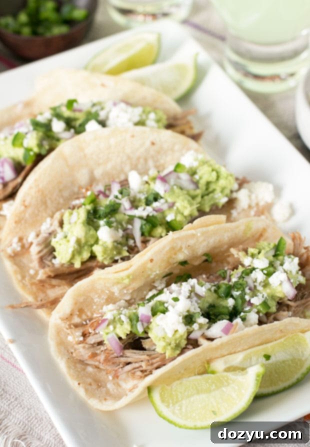 Zesty Tequila Lime Pulled Pork Tacos 2 Tequila Lime Pulled Pork Tacos | cakenknife.com