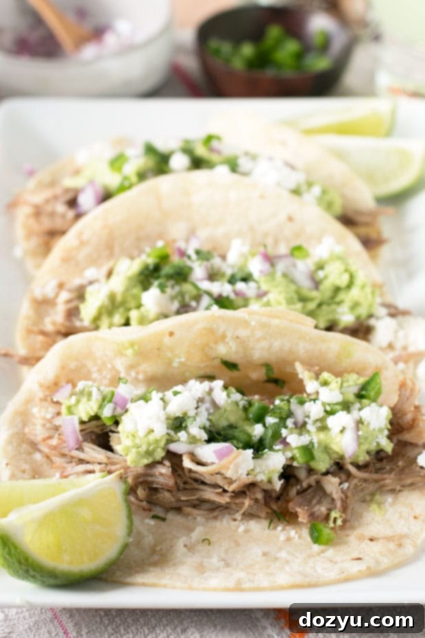 Zesty Tequila Lime Pulled Pork Tacos 3 Tequila Lime Pulled Pork Tacos | cakenknife.com