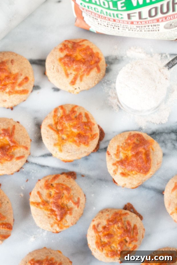 Delicious homemade Green Chile Cheddar Whole Wheat Biscuits ready to serve.