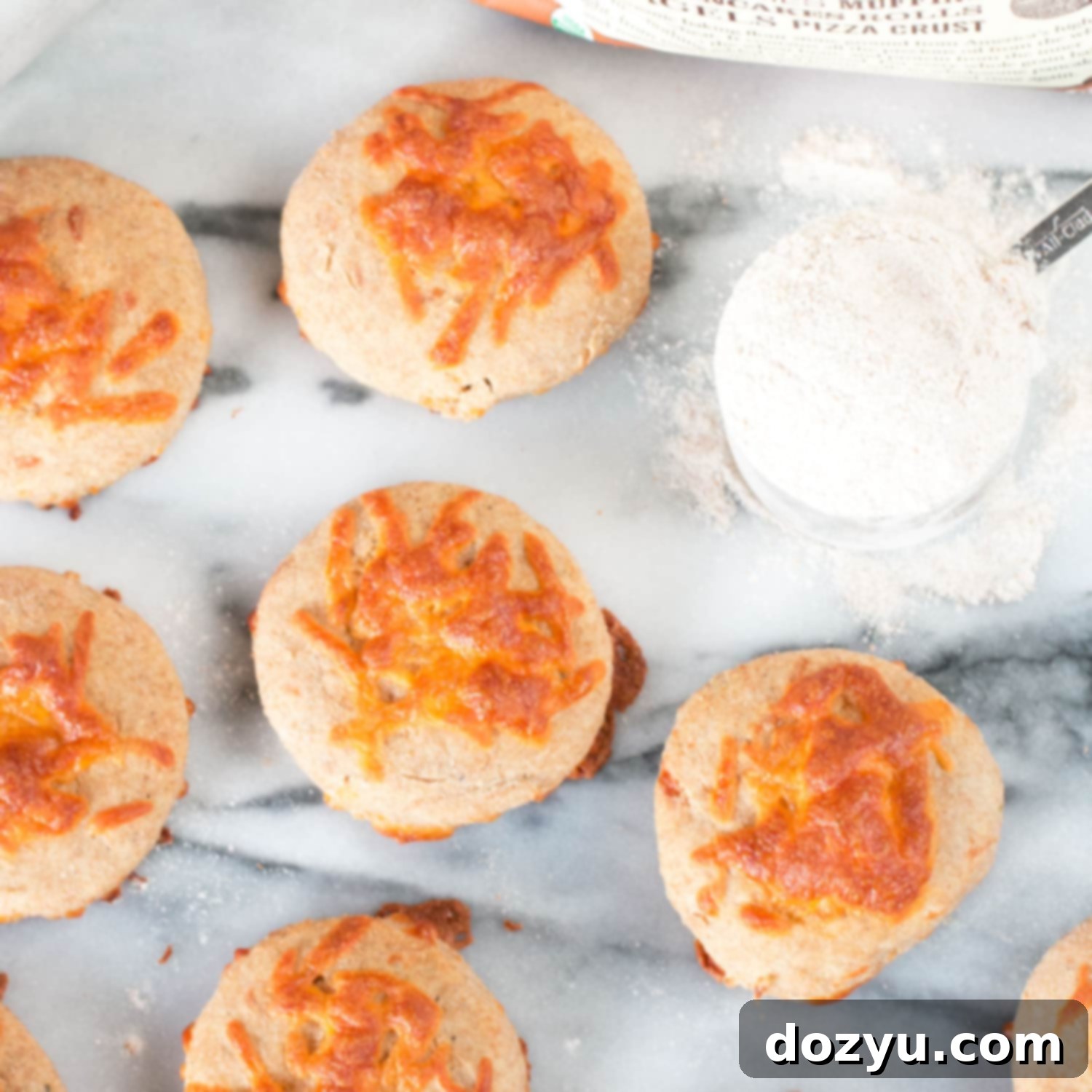 Mini Green Chile Cheddar Whole Wheat Biscuits thumbnail.