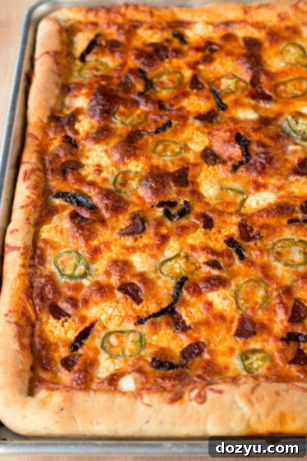 Chorizo, Jalapeno & Sun-Dried Tomato Pizza | cakenknife.com