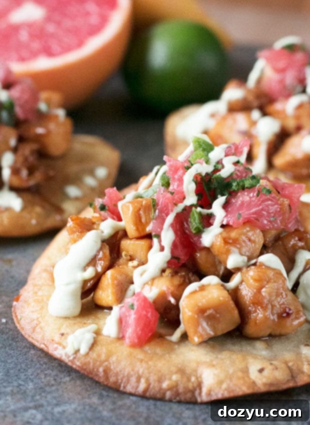 Zesty Jalapeno Chicken Tostadas 5 Citrus Jalapeno Chicken Tostadas | cakenknife.com #dinner #recipe