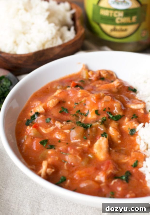 New Mexico Hatch Green Chile Gumbo 3 Hatch Green Chile Gumbo | cakenknife.com #mardigras, #dinner #soup