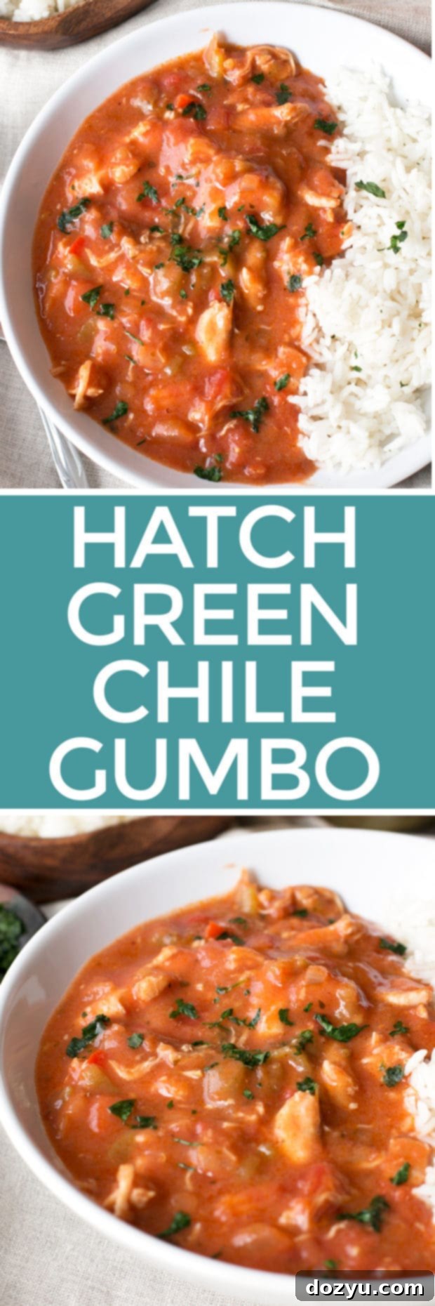 New Mexico Hatch Green Chile Gumbo 9 Hatch Green Chile Gumbo | cakenknife.com #mardigras, #dinner #soup
