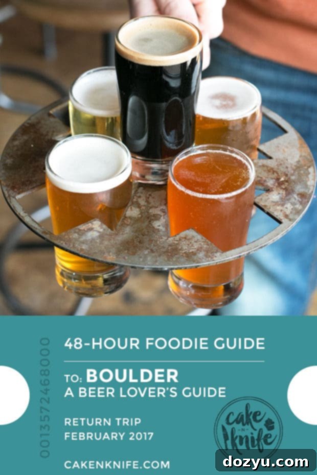 48 Hour Foodie Guide: Beer Lover's Guide to Boulder | cakenknife.com #travel #colorado #brewery