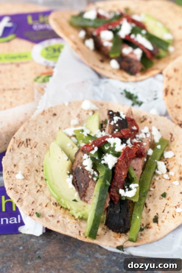 Flank steak grilling for delicious tacos