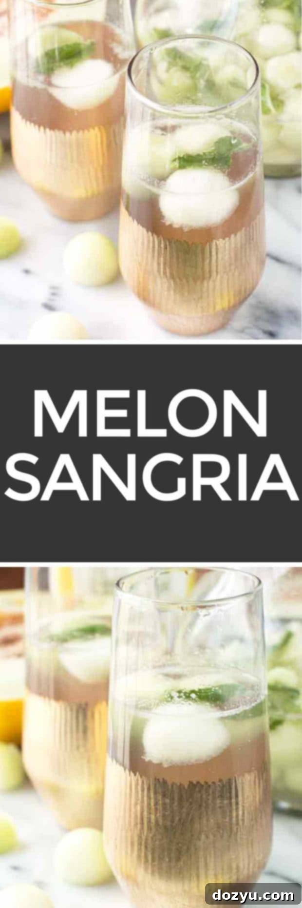 Refreshing Melon Sangria 8 Melon Sangria Pinterest Pin image