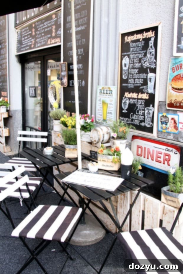 Unlocking Prague's Culinary Secrets in 48 Hours 11 Quirky interior of Little Break Cafe in Prague