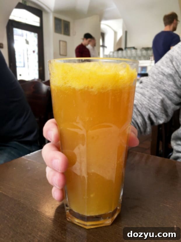 Unlocking Prague's Culinary Secrets in 48 Hours 14 Local Czech beer and food at Lokál Inn restaurant