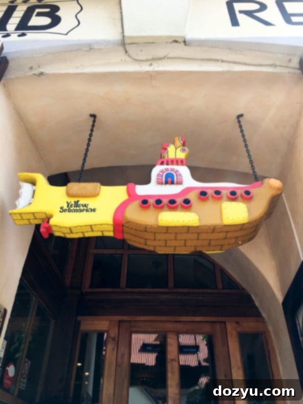 Unlocking Prague's Culinary Secrets in 48 Hours 31 The Yellow Submarine Bar near Lennon Wall