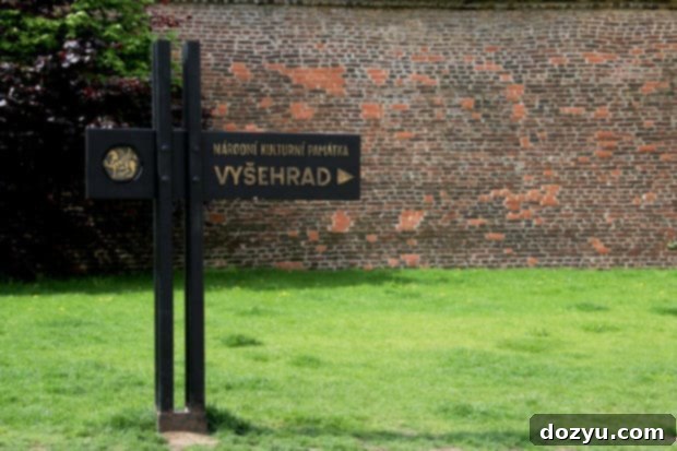 Unlocking Prague's Culinary Secrets in 48 Hours 32 Historic Vyšehrad fortress walls