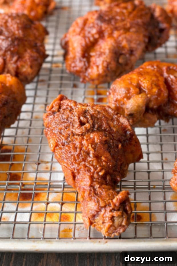 Hot Chicken with Homemade Quick Pickles | cakenknife.com #dinner #southern #nashville #friedchicken