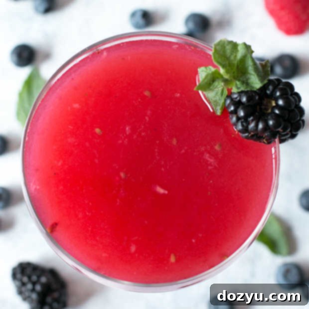 Absolut Elyx Wild Berry Vesper | cakenknife.com #sponsored #cocktail #happyhour