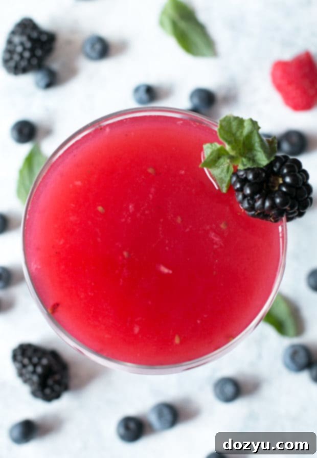 Absolut Elyx Wild Berry Vesper | cakenknife.com #sponsored #cocktail #happyhour