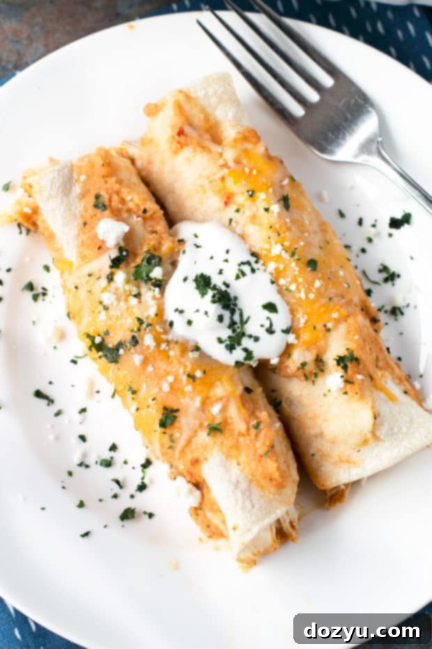 Curry Chicken Enchiladas ready to be served | cakenknife.com #weeknightdinner #dinner #enchiladas #mexican