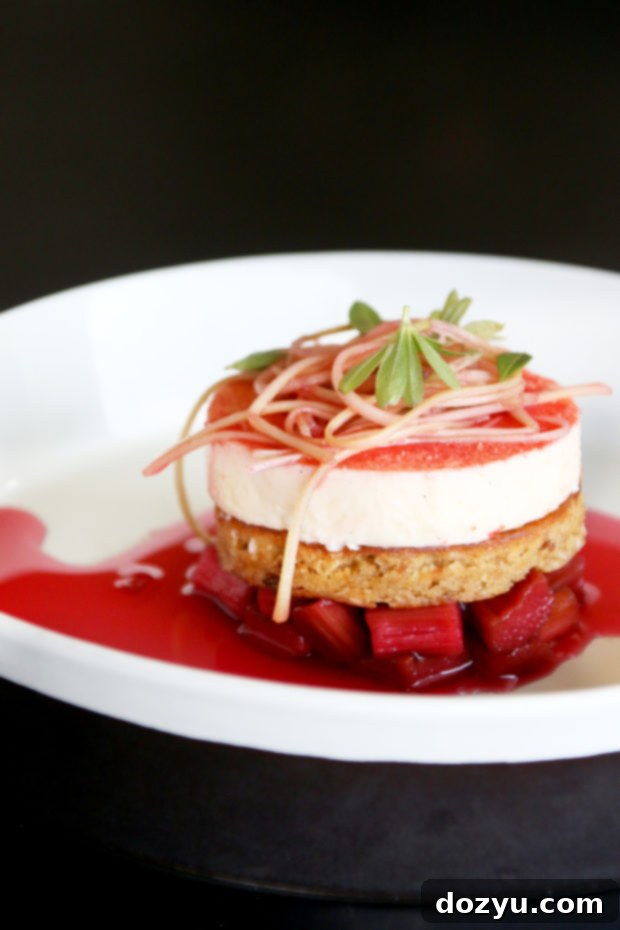 Copenhagen's Flavors: A 48-Hour Foodie Itinerary 10 Dessert featuring almond cake with rhubarb prepared four ways