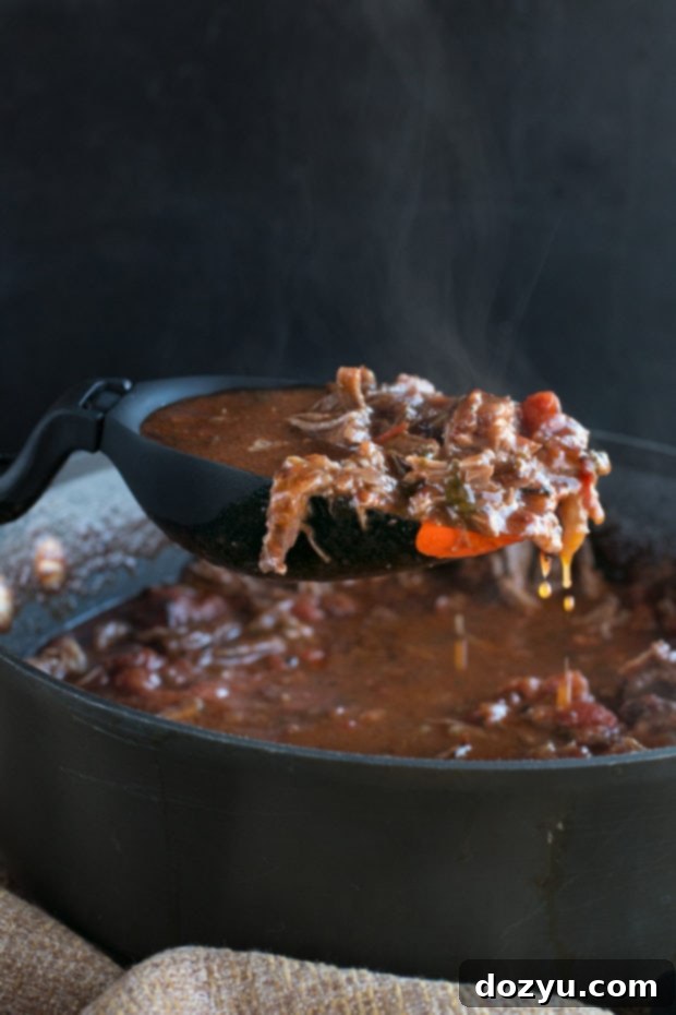 Red Wine Slow Cooker Short Rib Ragu with Fettuccine | cakenknife.com #sponsored #holidaymeal #dinner #pasta #beef