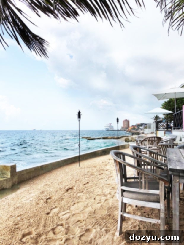 Curaçao in a Day: Your Perfect Itinerary 4 Curaçao'da plaj restoranının çekici atmosferi