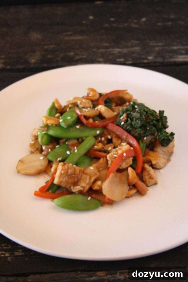 Chinese Stir Fry with chicken and vegetables