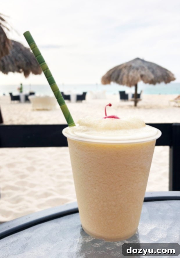 Aruba Cocktail: Enjoying Refreshing Drinks by the Ocean