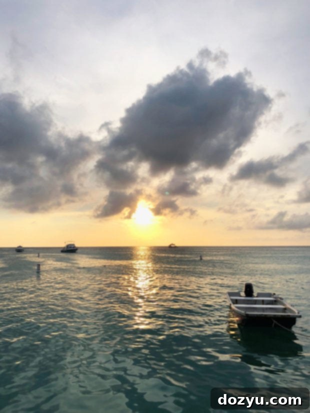 Aruba Sunset: Capturing the Beauty of Cruise Port Evenings