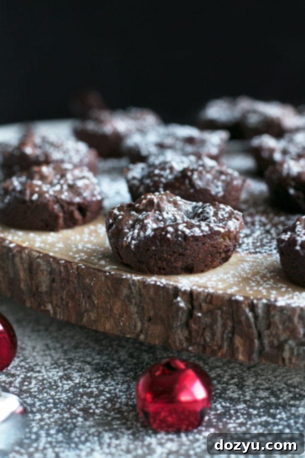 Dark Chocolate Peanut Butter Avocado Brownie Bites