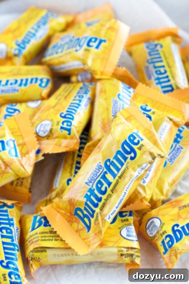 Effortless Butterfinger Caramel Ganache Tart 4 Butterfinger Candy Bars - Key Ingredient