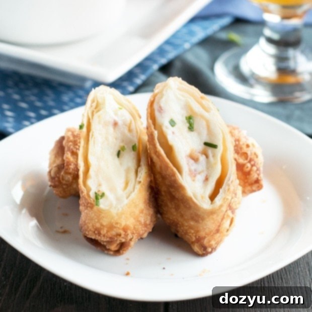 Crispy Loaded Mashed Potato Egg Rolls 10 Loaded Mashed Potato Egg Rolls