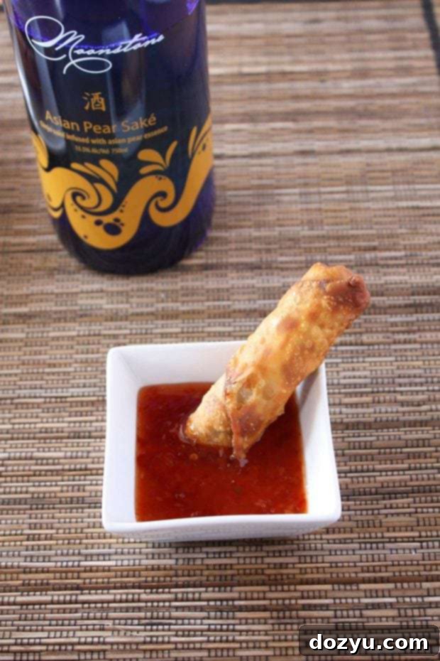 Crispy Homemade Egg Rolls with Pork and Vegetables