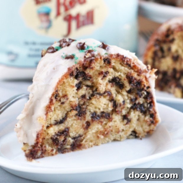 Bailey's Chocolate Chip Bundt Cake thumbnail for recipe card