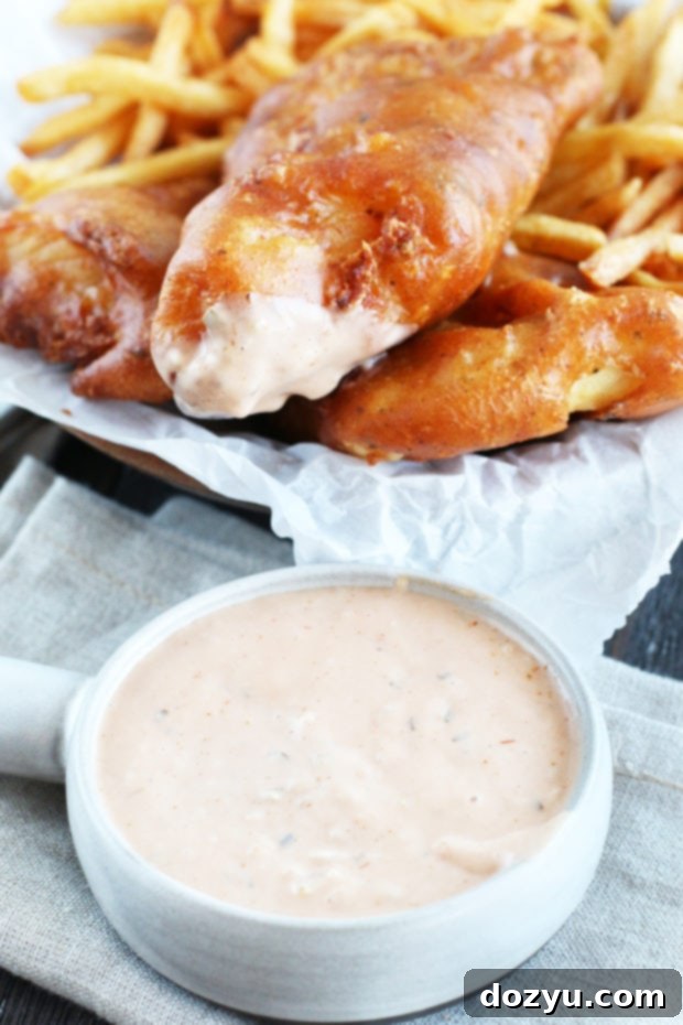 BBQ-Spiced Beer Battered Fish and Chips 8 Full plate of BBQ Beer Battered Fish and Chips