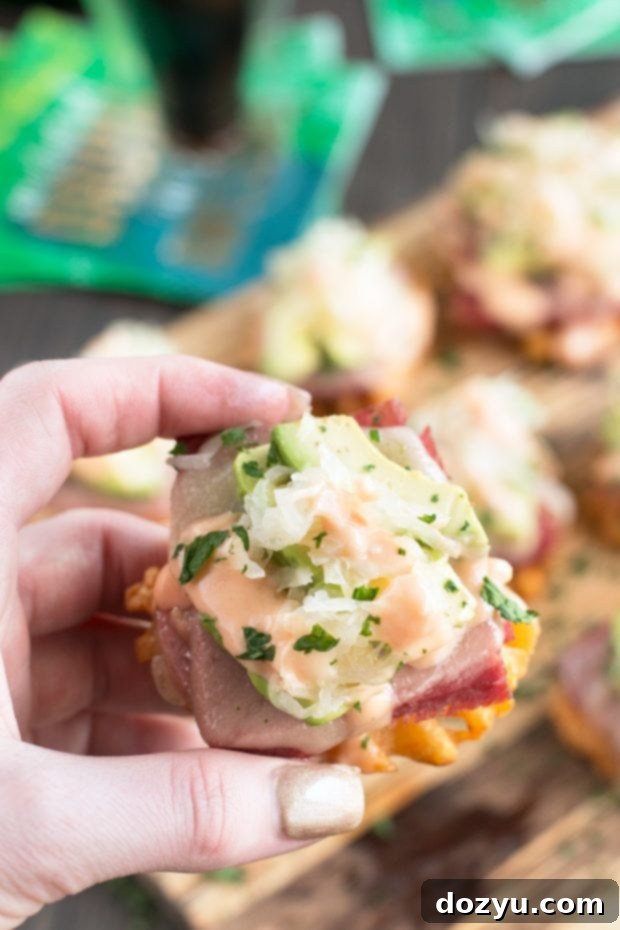 Avocado Reuben Bites