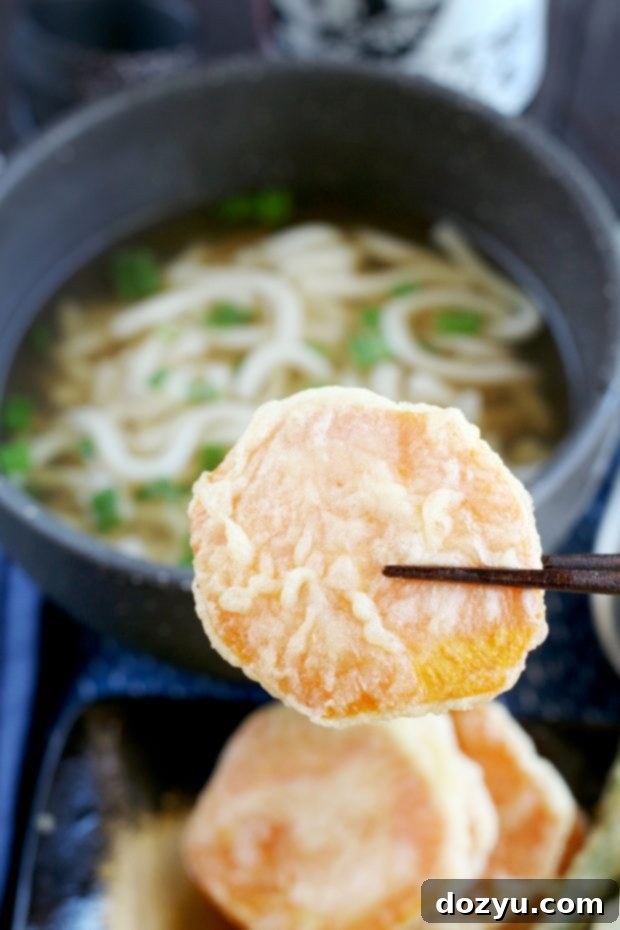 Vegetable Tempura Udon Soup