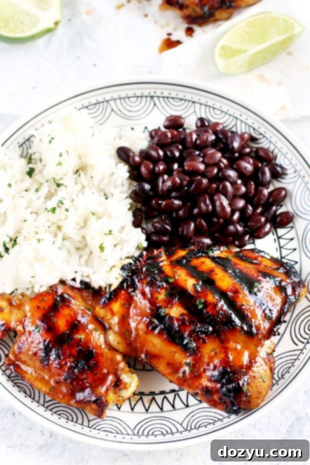 Tequila Lime Chicken Thighs