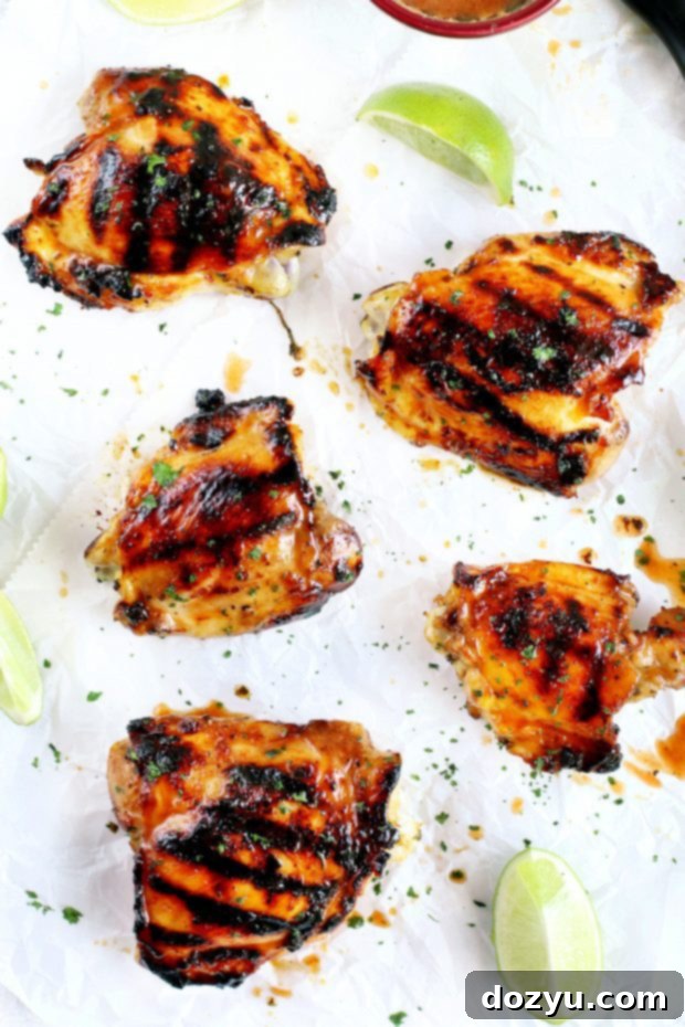 Tequila Lime Chicken Thighs