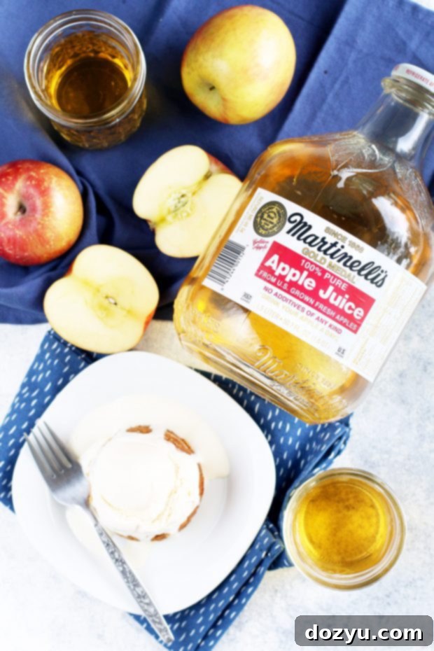 Caramel Apple Molten Cakes