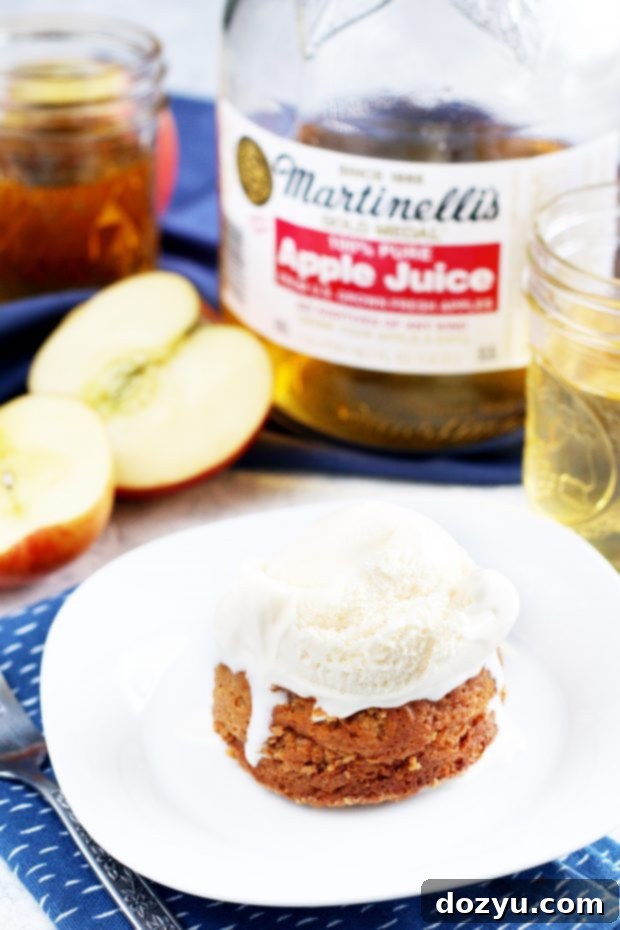 Caramel Apple Molten Cakes