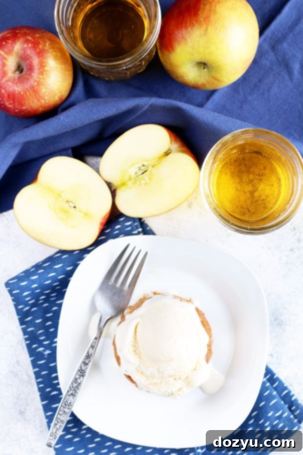 Caramel Apple Molten Cakes