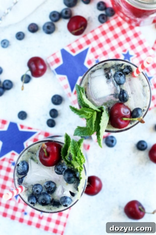 Cherry Blueberry Mojito 2 Cherry Blueberry Mojito