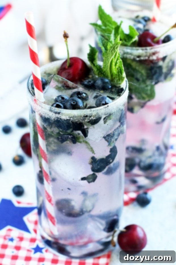 Cherry Blueberry Mojito 3 Cherry Blueberry Mojito