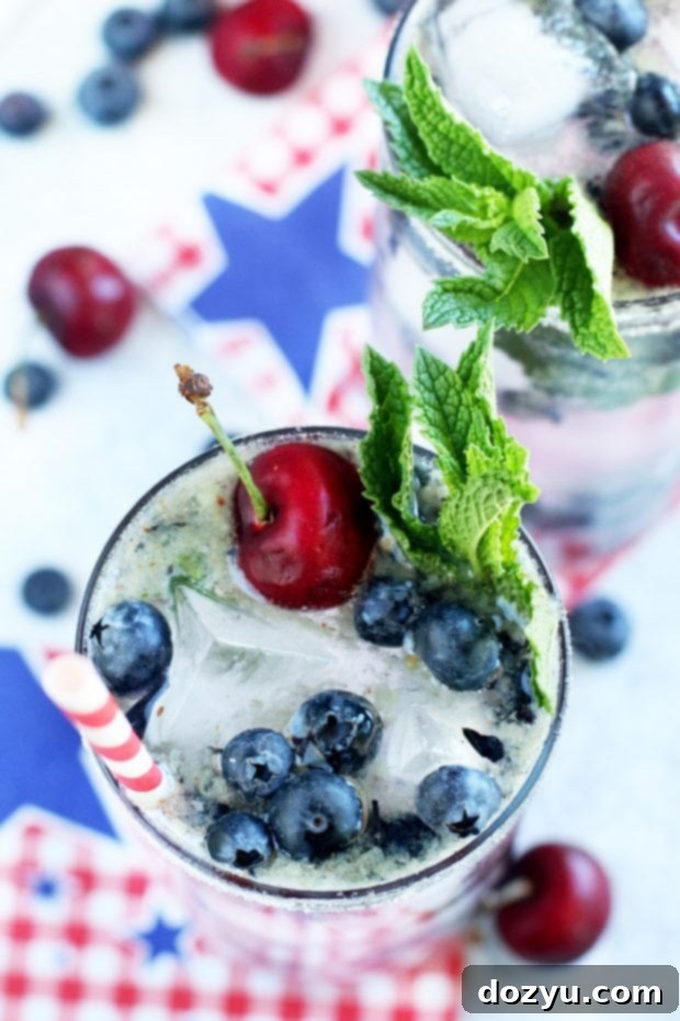 Cherry Blueberry Mojito 5 Cherry Blueberry Mojito