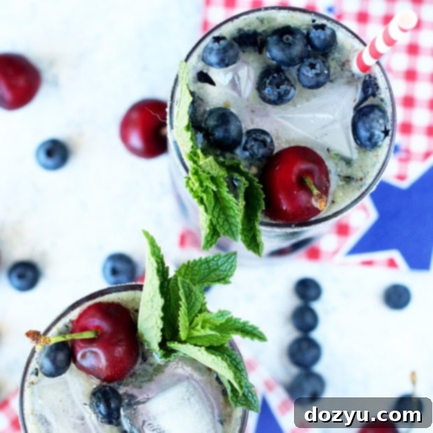 Cherry Blueberry Mojito 8 Cherry Blueberry Mojito