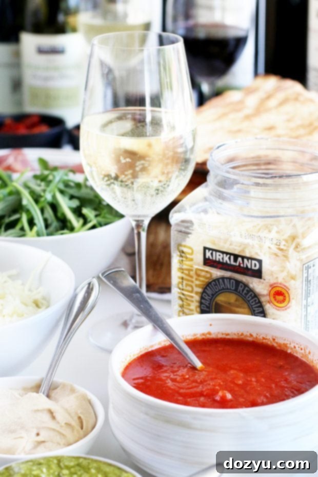 Last Minute Grilled Pizza Bar Party