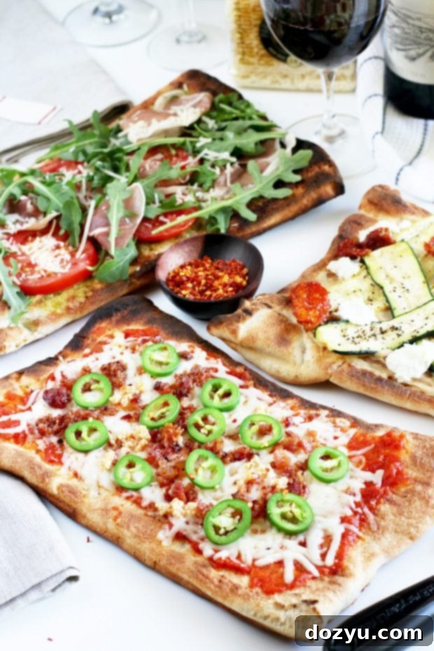 Last Minute Grilled Pizza Bar Party