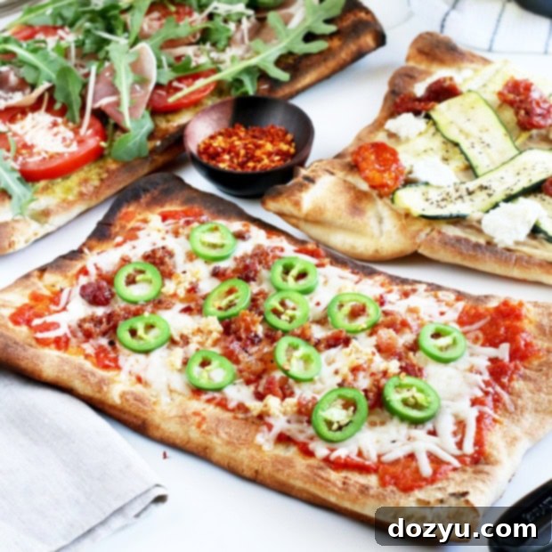 Last Minute Grilled Pizza Bar Party