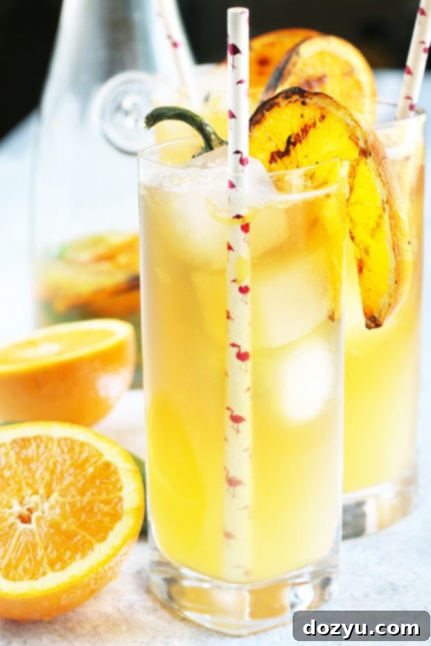 Ember & Zest Shandy 4 Grilled Jalapeno Orange Shandy